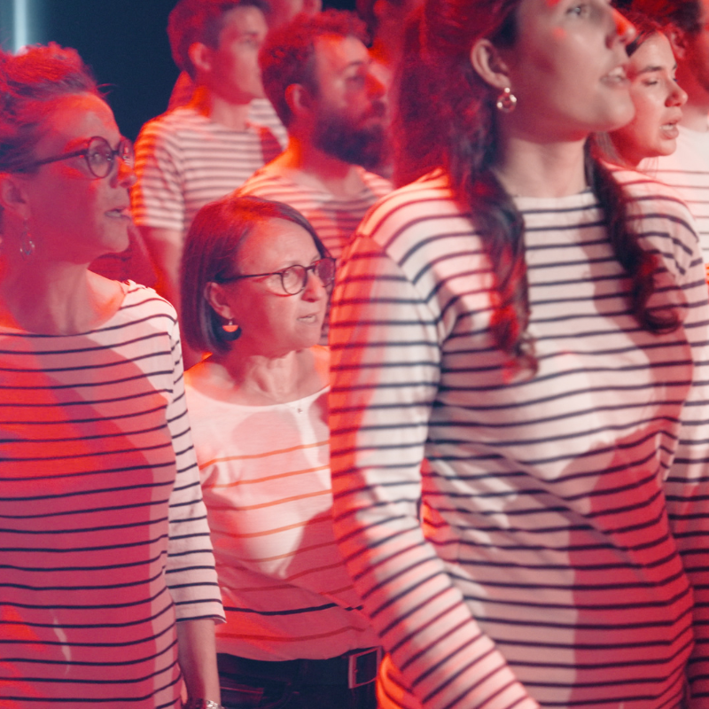Chorale Pirate, chœur mixte lyonnais en représentation