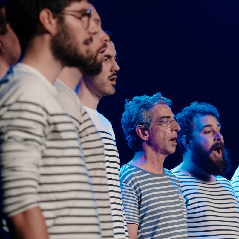 Chorale Pirate en représentation a cappella à Lyon
